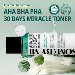 Some By Mi Nước hoa hồng AHA-BHA-PHA 30 Days Miracle Toner 150ml