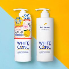 White conc Sữa tắm trắng da Body Vitamin C Yuzu 600ml