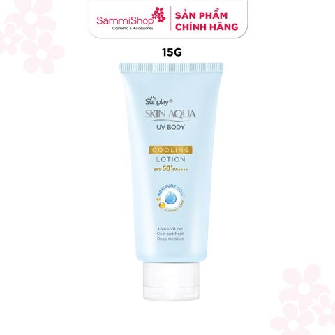 [HÀNG TẶNG KHÔNG BÁN] QT Sunplay Kem chống nắng dưỡng thể Skin Aqua UV Body Cooling SPF 50+ PA++++ 15g hoặc 01 QT Sunplay Kem chống nắng dưỡng thể Skin Aqua UV Body Whitening SPF 50+ PA++++ 15g