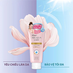 Sunplay Kem chống nắng dưỡng thể Skin Aqua UV Body Whitening SPF 50+ PA++++ 150g