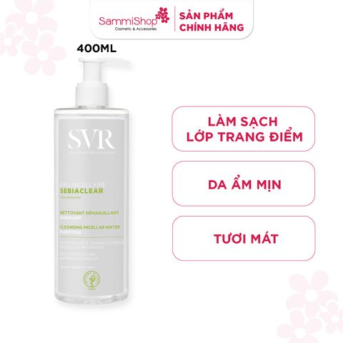 SVR Nước tẩy trang Sebiaclear Eau Micellaire