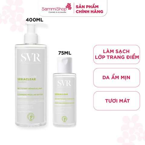 SVR Nước tẩy trang Sebiaclear Eau Micellaire