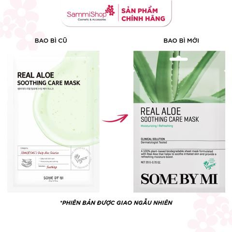 Some By Mi Mặt nạ giấy Real Aloe Soothing Care Mask 20g