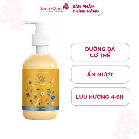 Thinkinbae dưỡng thể body lotion #Yuzu & Tea flower 300ml