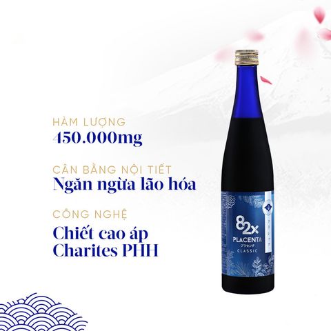 82x Thực phẩm chức năng  Placenta 450000 Classic 500g - kèm túi