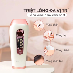 Halio Máy triệt lông cá nhân IPL Hair Removal Device