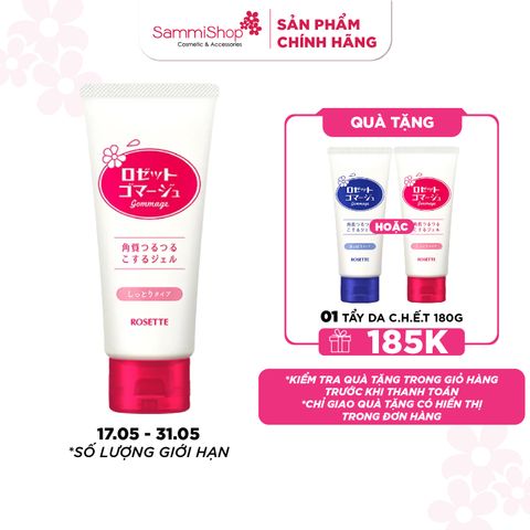 [17.05 - 31.05] Tẩy Tế Bào Chết Dành Cho Da Khô Rosette Gommage Moist 180g