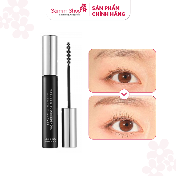 Mascara dài cong mi BOM Wonderproof Mascara long & Curl