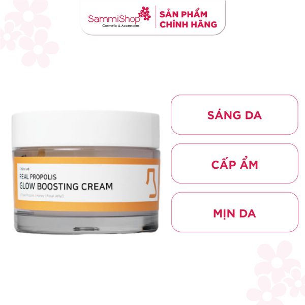 C'New Lab Kem dưỡng trắng Real Propolis Glow Boosting Cream 50ml