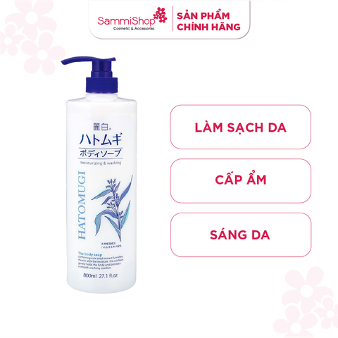 Kumano Sữa tắm Reihaku Hatomugi Body Soap 800ml