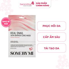 Some By Mi Mặt nạ giấy Real Snail Skin Barrier Care Mask 20g