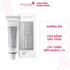 DrCeutics Kem dưỡng Basic Vitamin A Cream 150.000 IU 35g