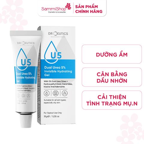 DrCeutics Gel dưỡng Dual Urea 5% Invisible Hydrating Gel 35g