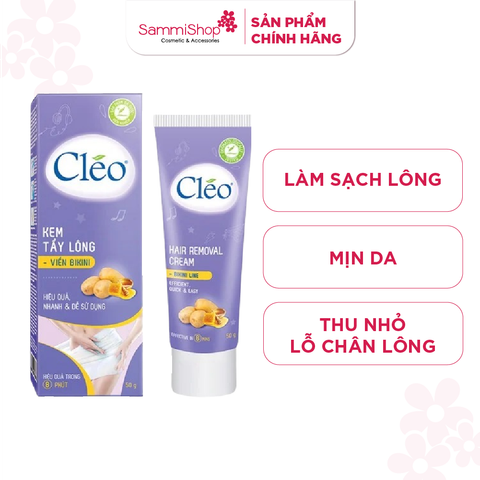 Cleo Kem tẩy lông Bikini Hair Removal Cream Bikini Line 50g