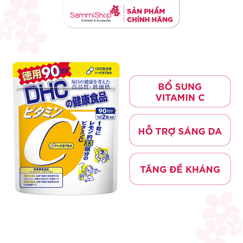 Thực Phẩm Bảo Vệ Sức Khỏe DHC Vitamin C Hard Capsule 90 Days