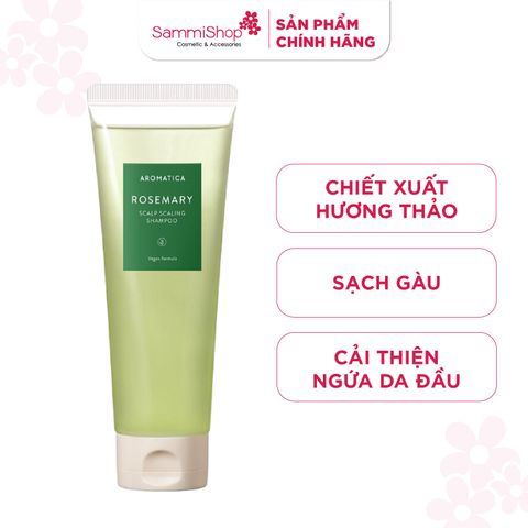 AROMATICA Dầu gội hưởng thảo Rosemary Scalp Scaling Shampoo 180ml