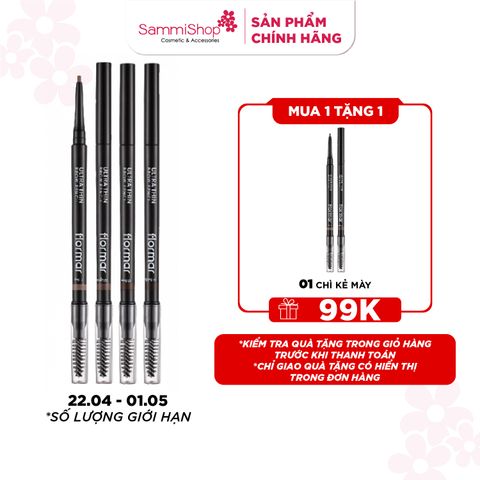 [22/4 - 01/5] MUA 1  TẶNG 1 Flormar Chì kẻ mày Ultra Thin Brow Pencil