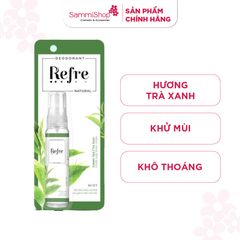 Refre Xịt khử mùi Natural Grean Tea 30ml