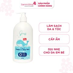 Gennie Tắm Gội Baby 2in1 for Baby 400ml