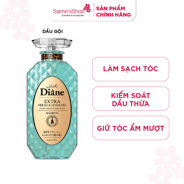 Moist Diane Extra Fresh & Hydrate Shampoo 450ml
