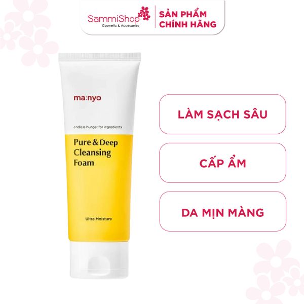 Ma:nyo Sữa rửa mặt Pure&Deep Cleansing Foam 100ml