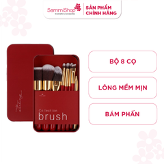 Vacosi Bộ cọ My Darling Travel Brush Set BC24-01 (8pcs) #Đỏ