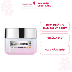 Loreal Kem dưỡng Glycolic - Bright Glowing Cream Day SPF17- 50ml