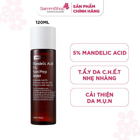 By Wishtrend nước hoa hồng tẩy da chết Mandelic Acid 5% Skin Prep Water 120ml