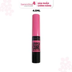 [HÀNG TẶNG KHÔNG BÁN] QT Maybelline The Hyper Curl Waterproof - Very Black 4.5ml