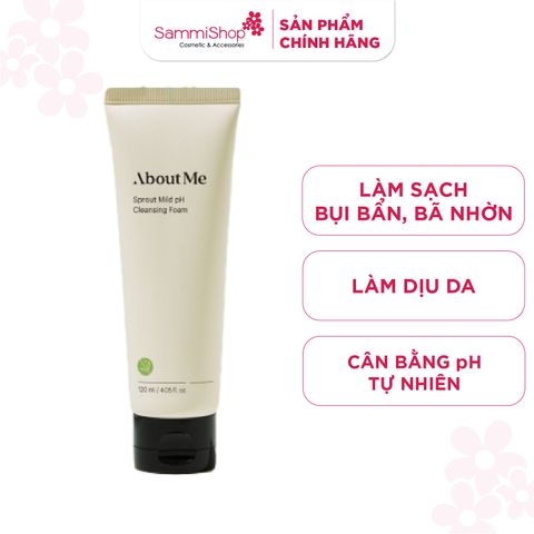 About Me Sữa rửa mặt Sprout Mild pH Cleansing Foam 120ml