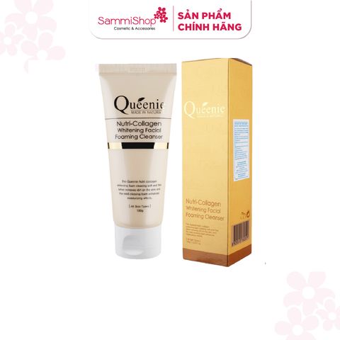 Queenie Sữa rửa mặt Nutri-Collagen Whitening Facial Foaming Cleanser 100g