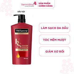 Dầu gội Tresemme Keratin Smooth tinh chất Argan và Keratin vào nếp suôn mượt (640g)