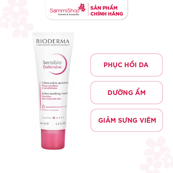 Bioderma Kem dưỡng Sensibio Defensive 40ml