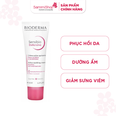 Bioderma Kem dưỡng Sensibio Defensive 40ml