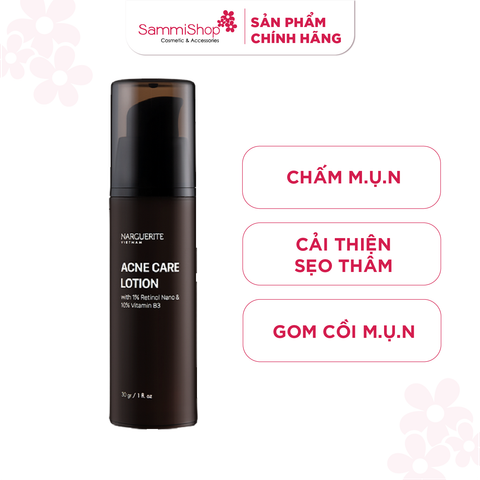 Narguerite Chấm mụn Acne Care Lotion 30g