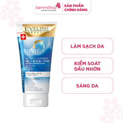 Eveline Gel rửa mặt Active Cleansing Gel + Scrub + Mask 150ml