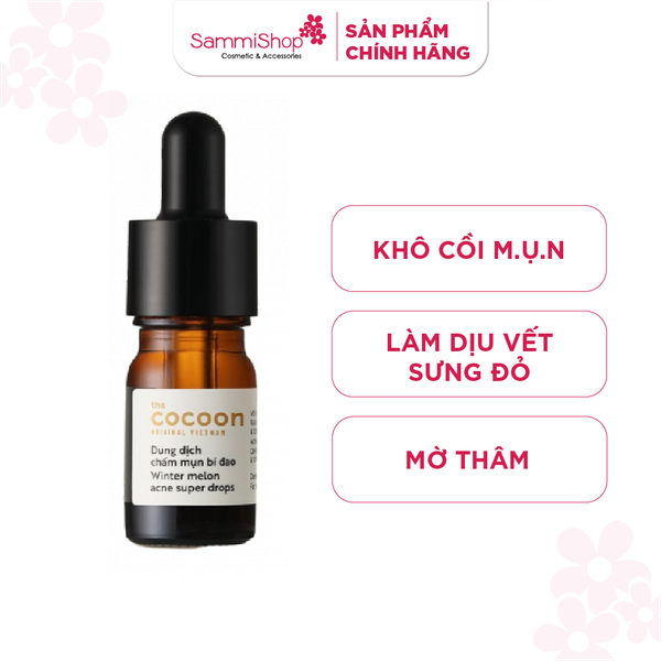 Dung dịch chấm mụn bí đao Cocoon Melon Ance Super Drops - mới