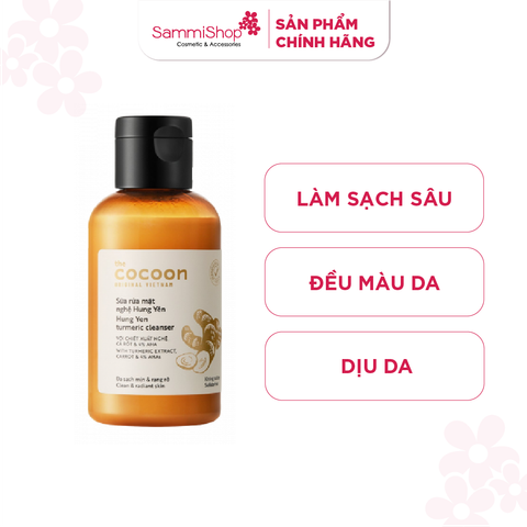 Cocoon Sữa rửa mặt nghệ Hưng Yên Turmeric Cleanser 140ml