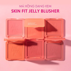 Cathy doll Phấn má hồng dạng kem Skin fit Jelly blusher 6g