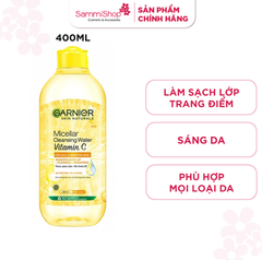 Garnier Nước tẩy trang Micellar Cleansing Water Vitamin C 400ml