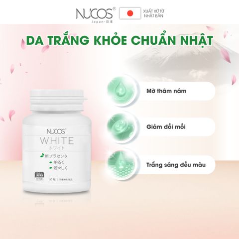 Nucos Viên uống trắng da Nucos White 60 viên