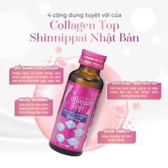 Shinnippai Nước uống Collagen Top 50ml x 10 chai