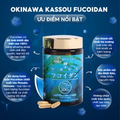 Genki Fami Thực phẩm bảo vệ sức khỏe Okinawa Kassou Fucoidan 150 viên