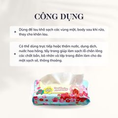 Nara Khăn lau mặt khô đa năng 50 khăn