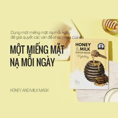 BOM Mặt nạ Honey & Milk Hydrating Water Mask 25g