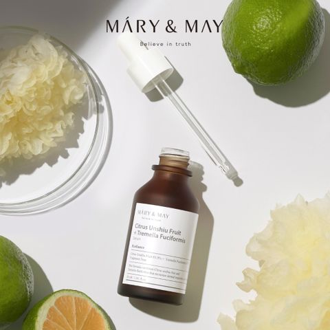 Mary&May Tinh chất dưỡng da Citrus Unshiu + Tremella Fuciformis Serum 30ml