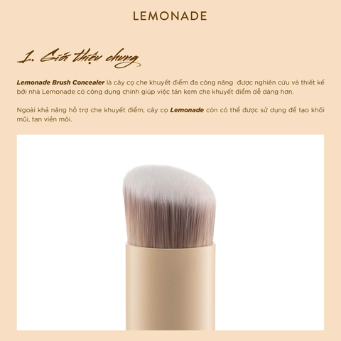 Lemonade Cọ che khuyết điểm Concealer Brush