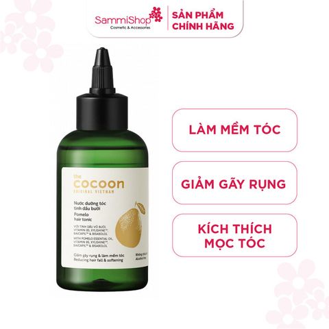 [04/04 - 30/04] Cocoon Nước dưỡng tóc tinh dầu bưởi pomelo hair tonic 140ml - nắp vặn