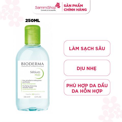 Bioderma Nước tẩy trang Sebium H2O 250ml