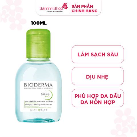 Bioderma Nước tẩy trang Sebium H2O 100 ml